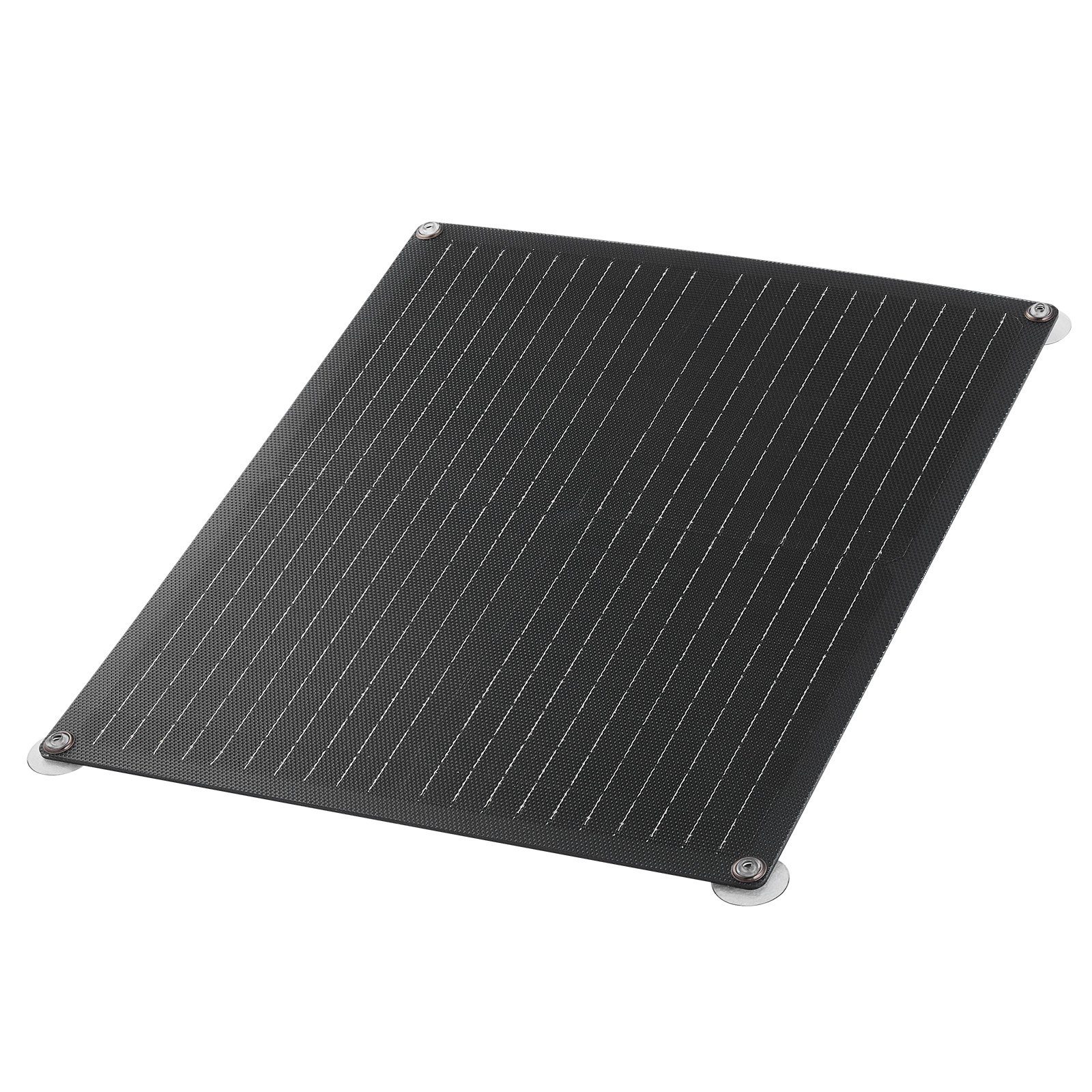 VEVOR Pannello Caricabatteria Solare da 30 W 12 V, Caricabatteria Solare Regolatore Integrato 3 Cavi di Collegamento, Impermeabile IP67, Portatile per Camper, Auto, Moto, Barche, Furgoni