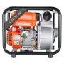 VEVOR Pompa Acqua a Benzina, Motopompa per Irrigazione Prato Laghetti Piscina Giardino 59960 L/H, Trasferimento Acqua 7 CV, Pompa Acqua con Motore a Benzina Tubo 7,6m Dimensioni Porta 76,2 mm