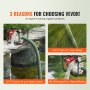VEVOR Pompa dell'acqua per motore a benzina Pompa per trasferimento acqua alimentata a gas 7,6 cm 7 CV 4 tempi