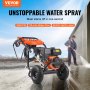 VEVOR  Idropulitrice a Gas 246,07 kgf/cm² 10 L/min Idropulitrice a Gas per Auto