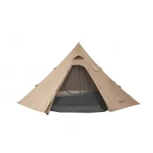 VEVOR Tenda da Esterno per Campeggio Capienza ca. 4 Persone, Tenda Invernale Portatile con Foro per Stufa Rete Interna, Tela Impermeabile Rivestito in PU da 2500 mm, Campeggio, Pesca, Caccia