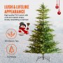 VEVOR Albero Natale 1,98 m Albero Artificiale Preilluminato 350 LED 900 Punte