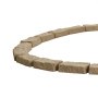 VEVOR Bordatura per Prato in Finta Pietra 1180 x 57 mm Bordatura per Cortile Resistente allo Sbiadimento, Dimensioni di Mattone con Punte di Ancoraggio, per Vialetti, Passerelle, Beige, 4 Pezzi