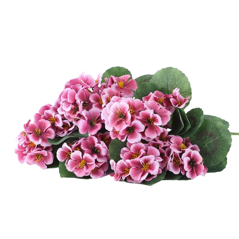 VEVOR Gerani Artificiali 24 Pezzi Rosa Pesca con Steli Fiori Finti per Vaso, Fiori Artificiali Realistici per Vasi, Centrotavola, Matrimoni, Feste, Bouquet, Decorazioni Casa e Composizioni Fai da Te