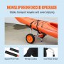 VEVOR Accessori Kayak Carrello Porta Barca Kayak Canoe in Alluminio Capacità Carico 204 kg con Ruote Pneumatiche in Pu 30,5cm Design Staccabile