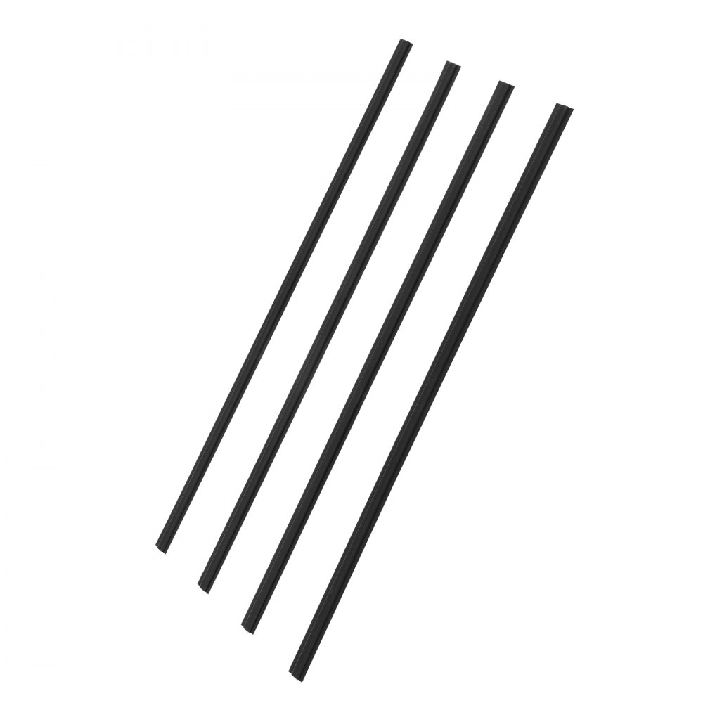 VEVOR privacy screen slats 1740 mm, double-walled vertical slats with ground locking mechanism and wings for chain link fences, HDPE chain link slats, ideal for garden and farm (black)