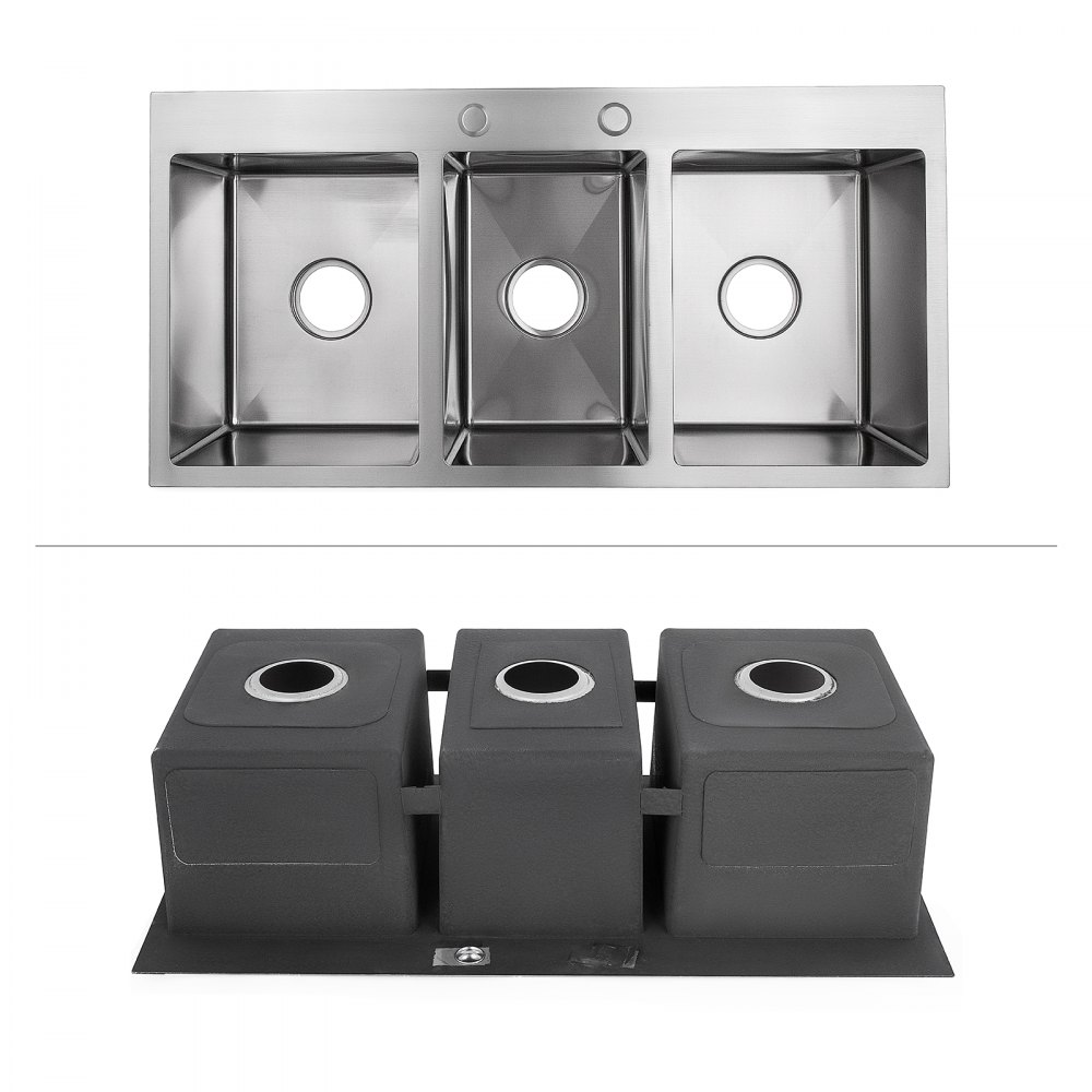 Lavello Cucina Lavandino 94 X 47cm Altezza 25cm Catering Lavello Bucato Supporto