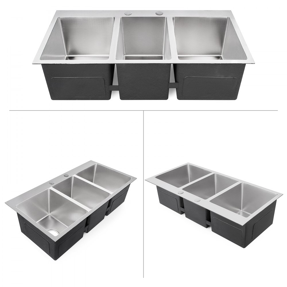 Lavello Cucina Lavandino 94 X 47cm Altezza 25cm Catering Lavello Bucato Supporto