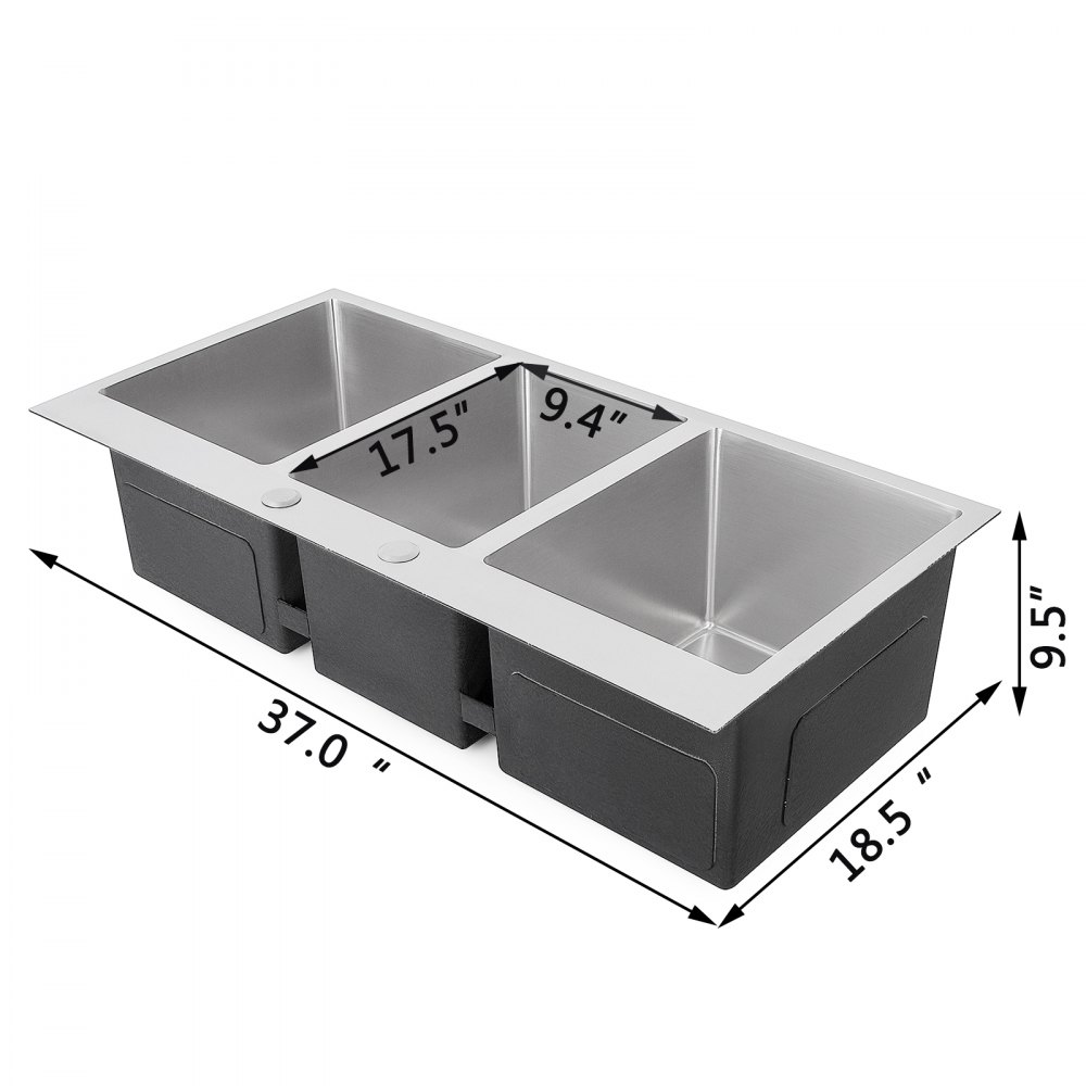 Lavello Cucina Lavandino 94 X 47cm Altezza 25cm Catering Lavello Bucato Supporto