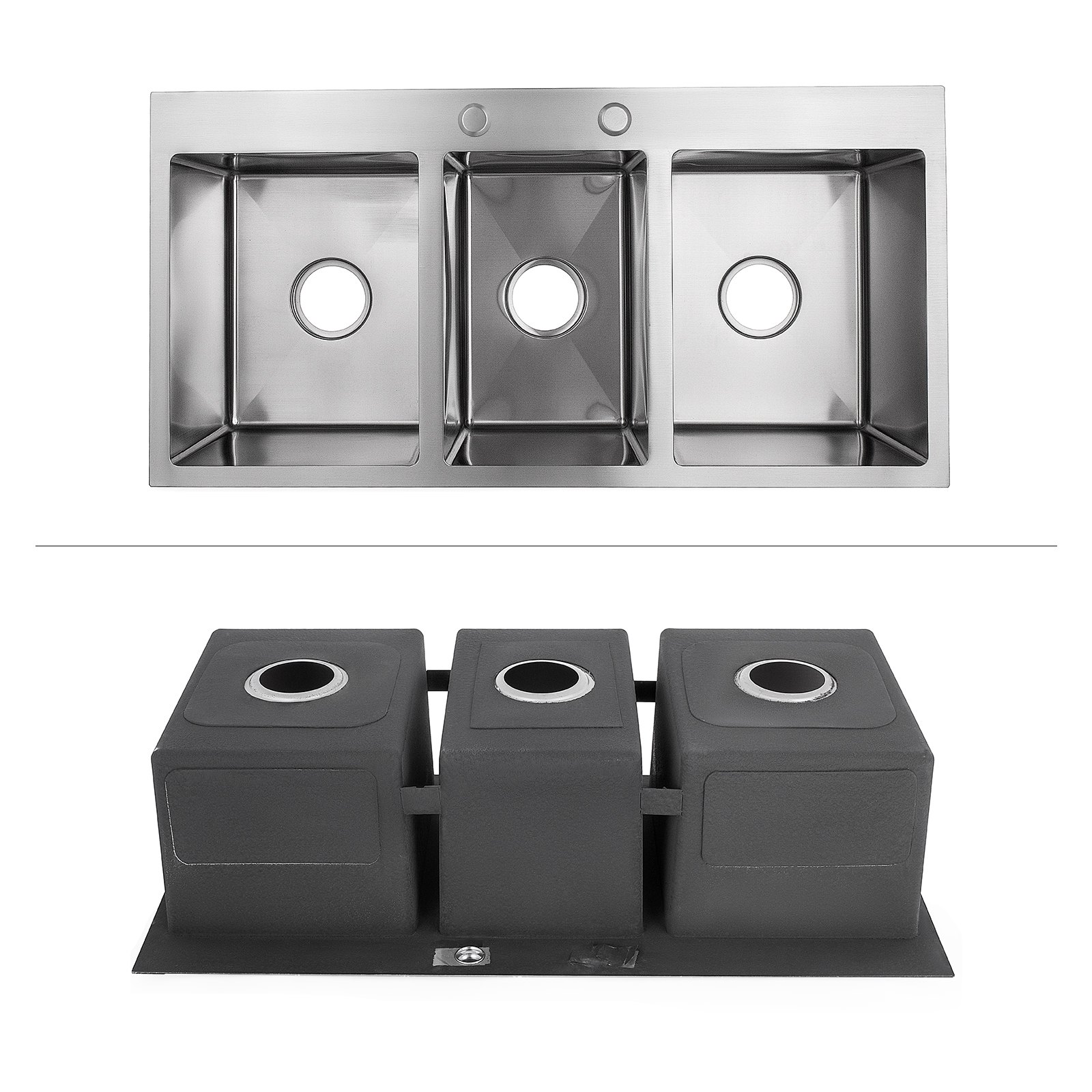 Lavello Cucina Lavandino 94 X 47cm Altezza 25cm Catering Lavello Bucato Supporto