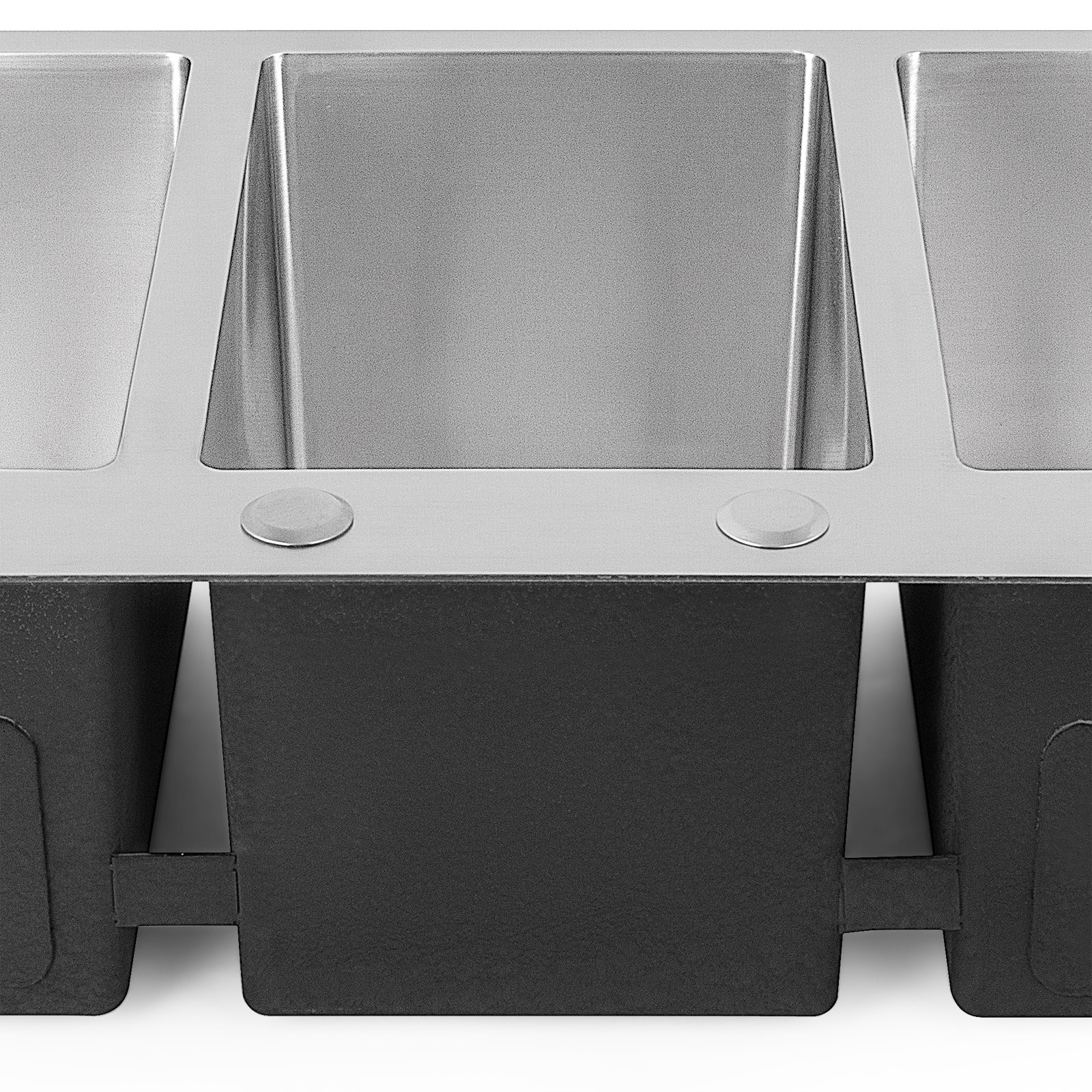 Lavello Cucina Lavandino 94 X 47cm Altezza 25cm Catering Lavello Bucato Supporto