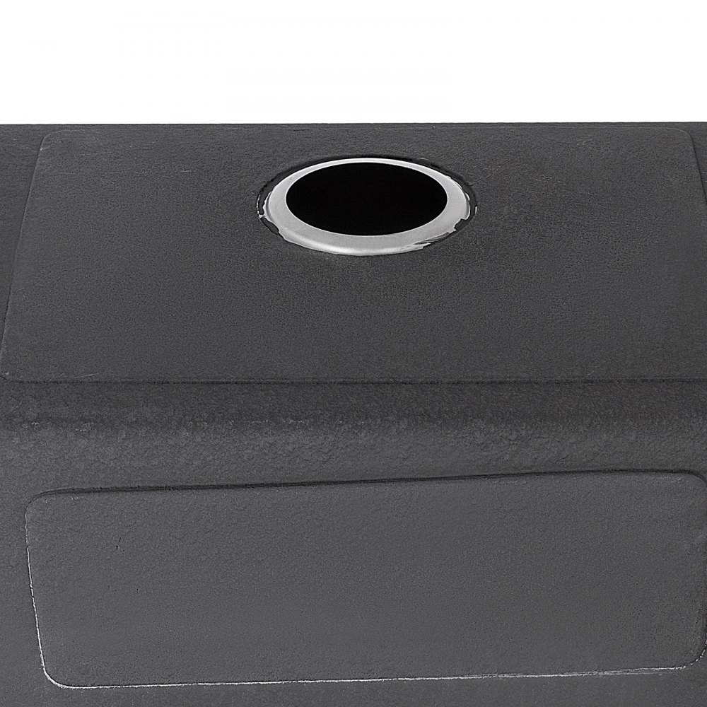 Lavello Cucina Lavandino 81 X 46cm Acciaio Inox 1 Vasca Bucato Supporto Durevoli