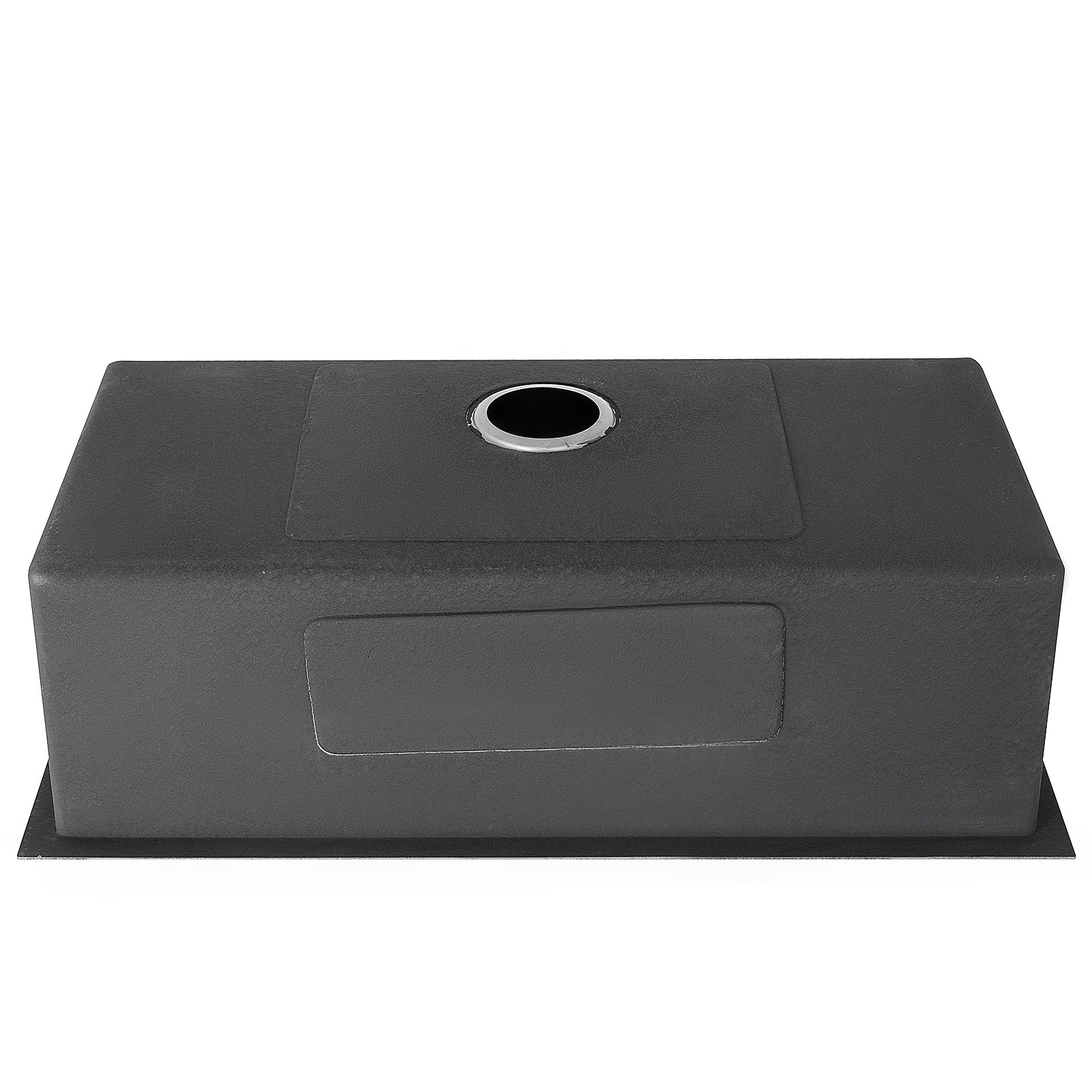 Lavello Cucina Lavandino 81 X 46cm Acciaio Inox 1 Vasca Bucato Supporto Durevoli