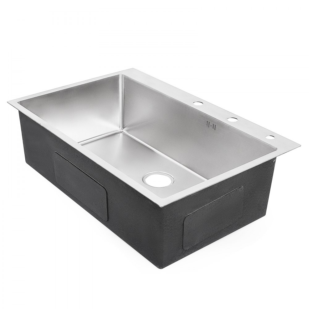 Lavello Cucina Lavandino 84 X 56cm Lavello Vasca Unica Singolo Scodella Lavello