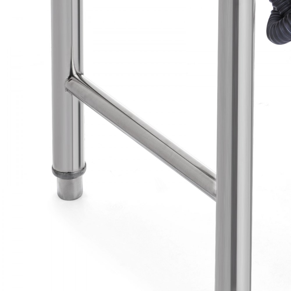 Lavello Cucina Gocciolatoio Destra 130x65 Cm Casa Lavatoio Appoggio Acciaio