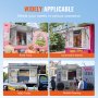 Sportello di concessioni VEVOR nei food truck, stand di concessioni, rimorchi per barbecue e unità di ristorazione mobili.