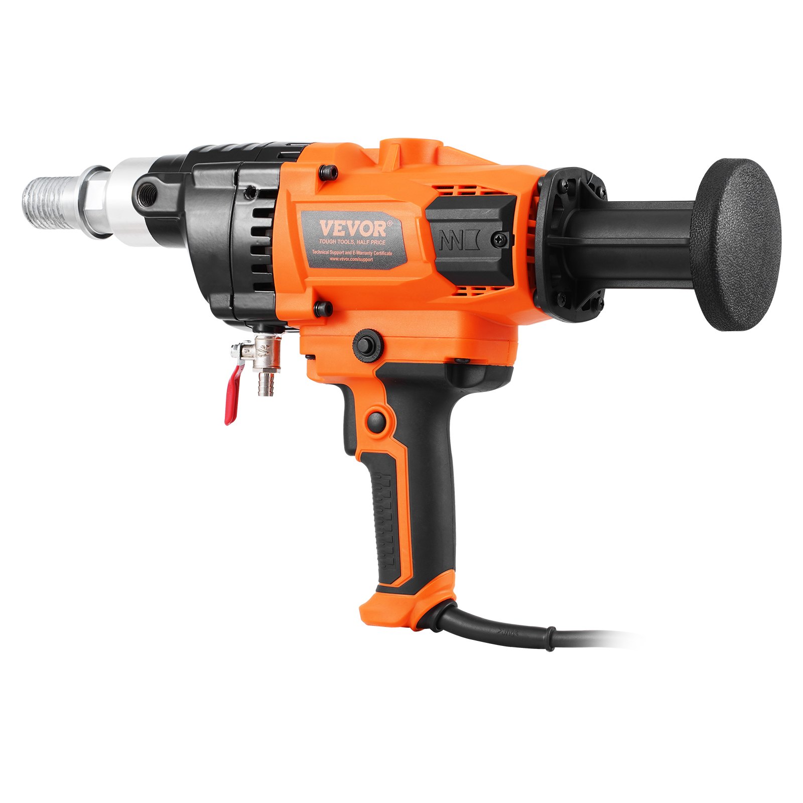 VEVOR Trapano a Carotaggio Diamantato Portatile, con Diametro di Perforazione 20 a 160 mm Macchina Carotatrice per Calcestruzzo Robusto 2000 W con Custodia per Trasporto, per Perforare Calcestruzzo