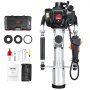 VEVOR Battipali a Scoppio 37,77 cc a Benzina Motore 4 Tempi Piantapali a Benzina per Pali di Recinzione con Testa di Guida 3 Pali (45/55/88 mm) 1000 W Portatile per Fattoria, Recinzione Cortile