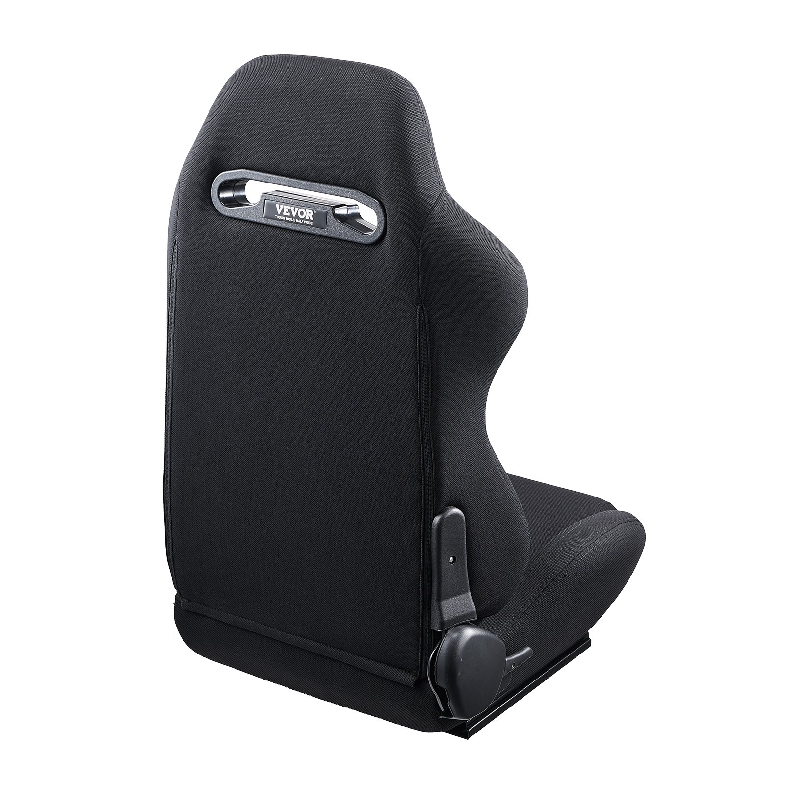 VEVOR Sedile da Corsa Set 2, Abitacolo da Corsa Regolabile con Ampio Angolo di Reclinazione e Schiuma ad Alta Resilienza, Sedia con Tessuto in Poliestere Cursore Q235B, per Auto da Corsa e Go-Kart
