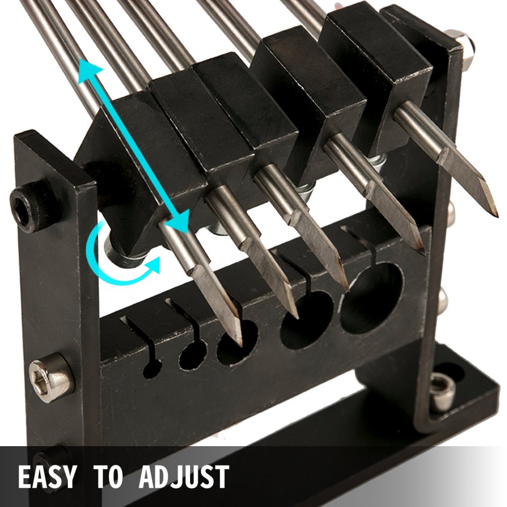 Vevor Sguainacavi Macchina Spelacavi Manuale Da 1-30mm Kit Spellacavi Con 7 Lame