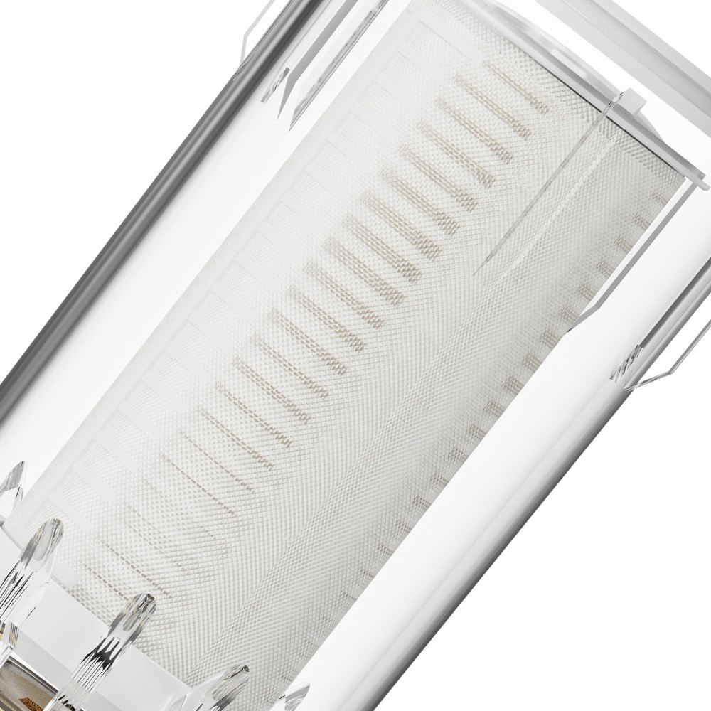 VEVOR Filtro per Acqua Riutilizzabile 97 x 66 x 198 mm Filtro per Sedimenti per Tutta Casa 40 Micron + 300 Micron Filtro Sedimenti per Acqua di Pozzo, per Sistemi Filtrazione dell'Acqua per Tutta Casa