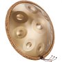 VEVOR Handpan Drum, 56 cm 9 Notes Steel Hand Drum, 432Hz D Minor Musical Drums with Woven Edge Guard, 2 Mallets & Carrying Case, Fade-Resistant Percussion Instrument for Professional Performance