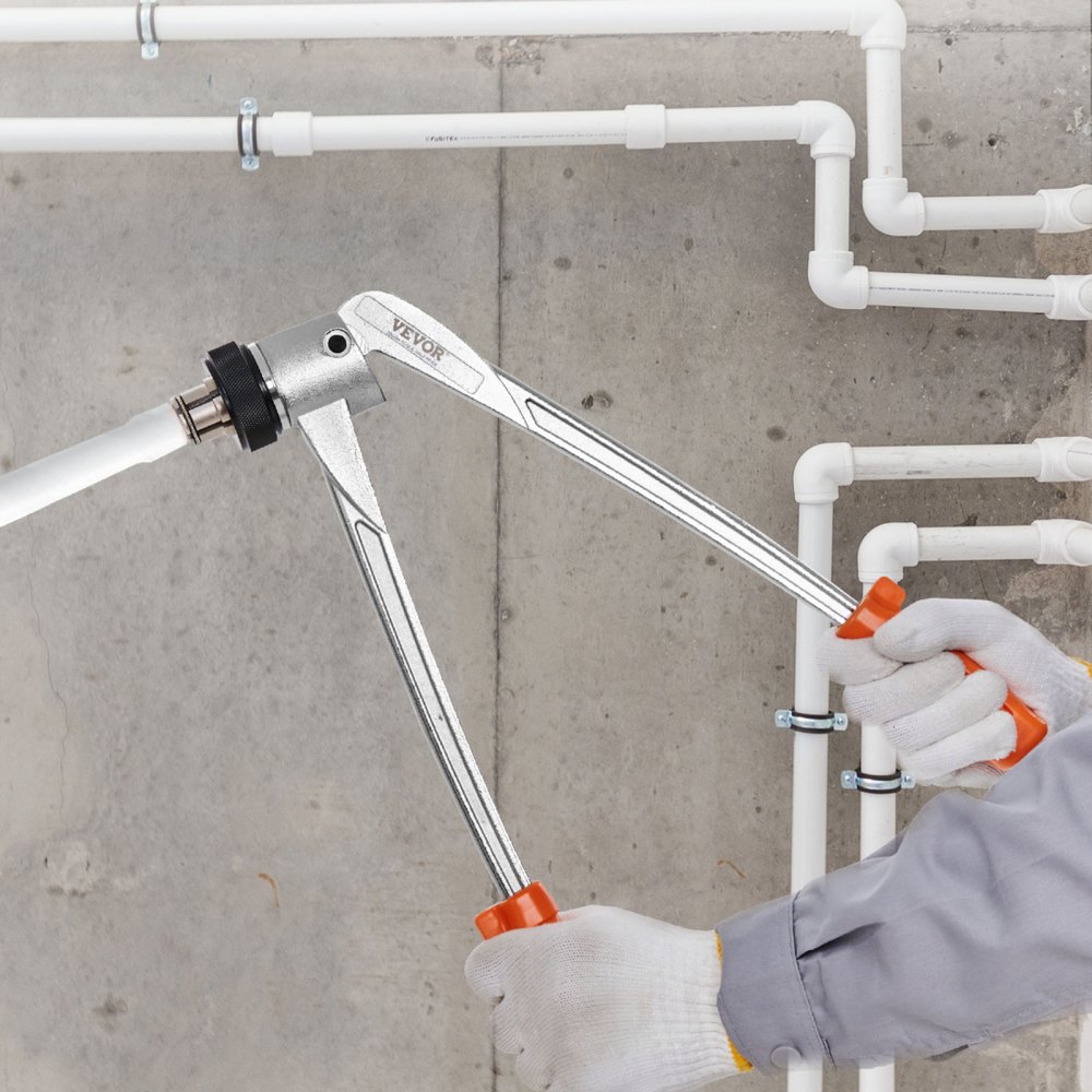 VEVOR Kit di Espansore Manuale a Leva per Tubi PEX da 0,5-2 mm 3 Testine di Espansione 1,27 cm 1,9 cm 2,54 cm, Kit di Strumenti per Espansione per Tubi in Rame Alluminio Ottone Acciaio, Espansore Tubi