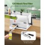 VEVOR Spremiagrumi Commerciale Canna da Zucchero, Macchina per Spremiagrumi per Canna da Zucchero Resistente da 50g/h con 3 Rulli Acciaio Inox, Pressa Manuale per Spremiagrumi per Canna da Zucchero