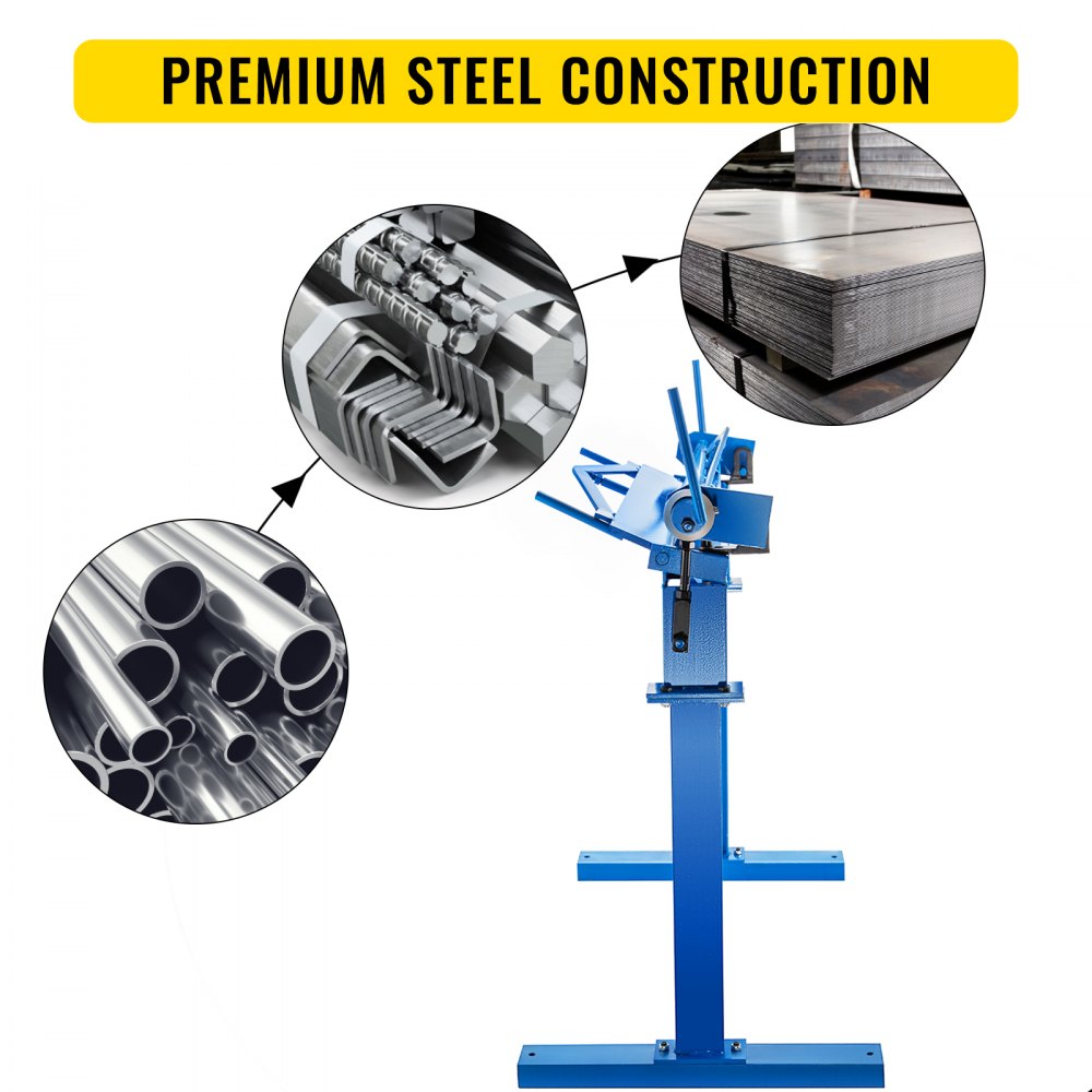 Vevor Piegatrice Lamiera In Acciaio Strumento Di Piegatura 910mm Regolabile 120°