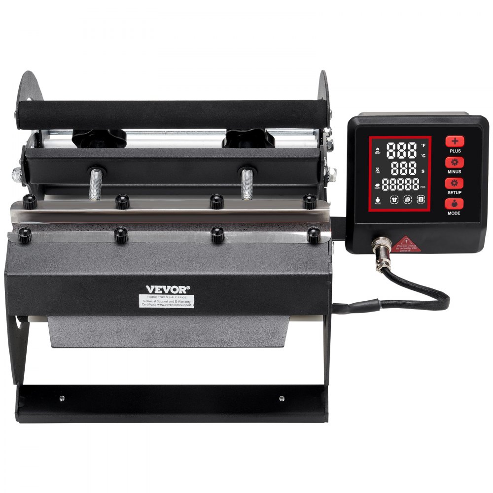 VEVOR Pressa per Bicchiere, Pressa per Tazze da 11-30 once, Pressa per Bicchiere con Carta per Sublimazione, Impostazione Temperatura Tempo, Tazze per Sublimazione, Macchina Pressa a Caldo Bicchiere