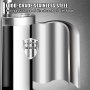VEVOR Insaccatrice Manuale Verticale per Salsiccia Morsetto Tavolo Acciaio Inox 3L, Macchina per Insaccare Salsicce Manuale da Tavolo Capienza 3L in Acciaio Inossidabile 3 Tubi di Riempimento Inclusi