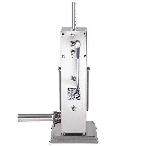Macchina Per Salsicce Verticale Manuale – Capacità 3L/6lbs – Tritacarne E Riempitivo In Acciaio Inox – 6 Tubi Inclusi - 2