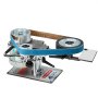 VEVOR Lucidatrice a Nastro a Velocità Variabile 762 x 25 mm con VFD, Levigatrice per Lucidatura 550 W con 2 Stampi Smerigliatura e 3 Nastri Abrasivi per Lavorazione Metalli, Produzione Coltelli