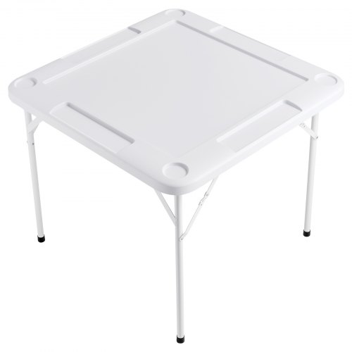 Oiyekntd Tavolo da Mahjong Pieghevole, Tavolo da Carte Quadrato per 4 Giocatori con 4 portabicchieri e cassetto, Tavolo da Domino per Giochi da Tavolo Portatile per Mahjong, Poker Blackjack