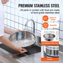 VEVOR Divisore Manuale per Impasto 10 PZ Macchina Manuale per Divisori Uguali per Impasto 120 g-560 g Taglierina per Impasto a Mano con Vassoio, Lama in Acciaio Inox 304, per Panetteria, Ristorante