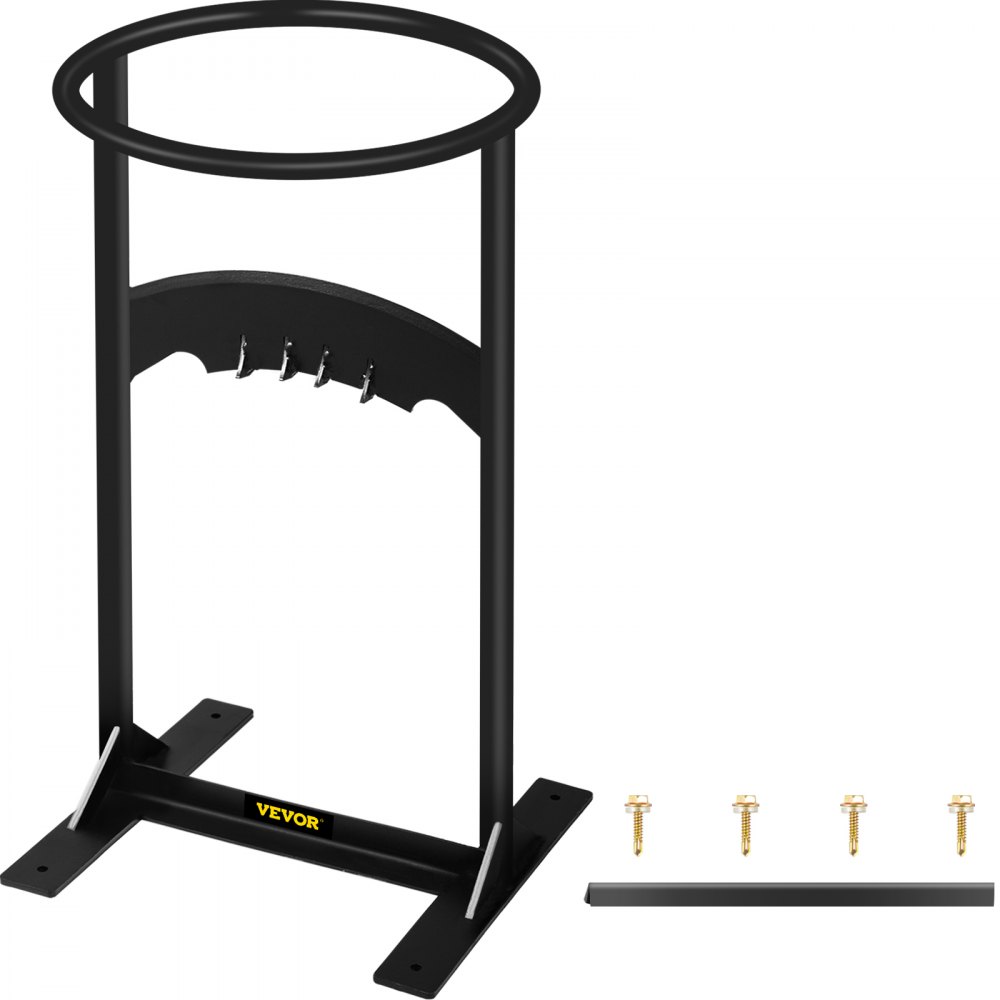 VEVOR Strumento di Spaccatura da Ardere in Ferro Diametro Interno da 27,5 cm, Splitter per Legna in Legno Altezza da 55,5 cm, Log Splitter da Legna Adatto per Caminetto, Falò, Stufa a Legna, Braciere