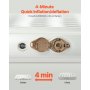 VEVOR Materasso ad Aria per 2 Persone Materasso da Campeggio Gonfiabile 272 kg