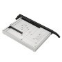 VEVOR Tagliacarte a Leva, Larghezza Taglio Massima 457mm Taglierina Manuale, Capacità max. 20 Fogli, Binario Protezione/Blocco Lama per Cartone, Tagliacarte Manuale a Leva Uso Domestico Commerciale