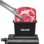 VEVOR 2-in-1 Manual Meat Tenderizer & Beef Jerky Slicer Steak Turkey Pork, Commercial Meat Tenderizer Machine, with Clamp, 15 cm Feed Port, 2 Sets of Stainless Steel Blades, Aluminum Construction