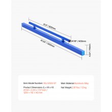 VEVOR Concrete Massetto 1205 mm Strumento di Livellamento del Calcestruzzo