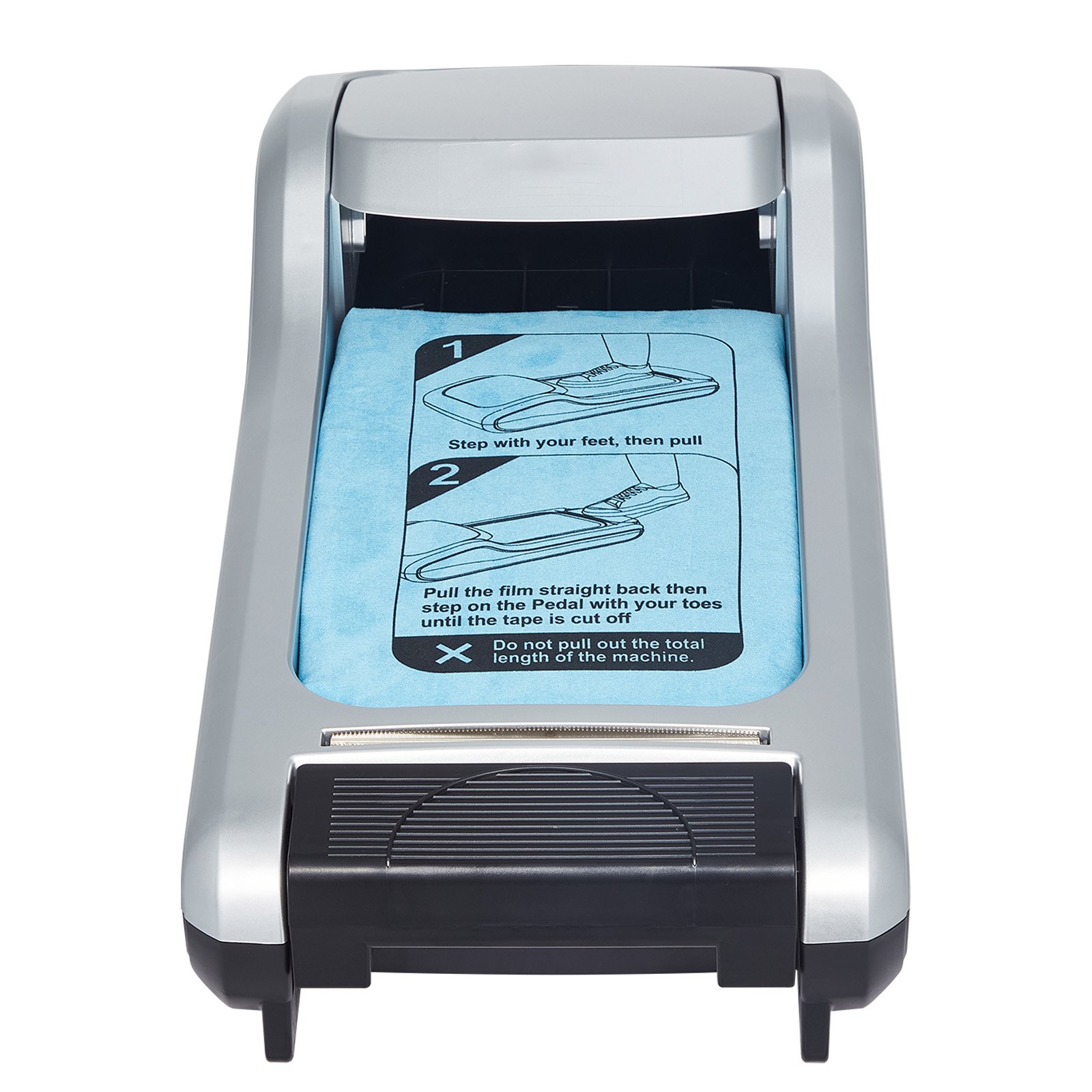 VEVOR Distributore Automatico di Copriscarpe per Taglie Fino a US 11 Argento / EU 44