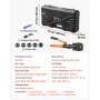 VEVOR Pressatrice Idraulica per Tubi con 5 Ganasce M12, M15, M18, M22, M28, Pinza Crimpatrice per Tubi in Acciaio Inox e Rame, Testa Girevole, per Riparazioni e Installazioni Idrauliche, con Valigetta