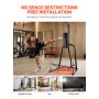 VEVOR Supporto per Sacco da Boxe, Attrezzatura per Allenamento in Acciaio Resistente, Supporta 65 kg, Supporto Indipendente con Base Appesantita, Sacco per Allenamento Palestra Casa