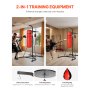 VEVOR Supporto per Sacco da Boxe, Attrezzatura per Allenamento Regolabile in Altezza, Supporta 65 kg, con Base Appesantita, Sacco per Allenamento Palestra Casa, Nero 132x114x201 cm