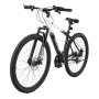 VEVOR Mountain Bike for Men and Women 70 cm Outdoor Bicycle 21 Speeds, Adult Bikes with Front Suspension, Adjustable Saddle, All-Terrain Tires, Aluminum Alloy Frame, Dual Disc Brake, Pre-Assembled