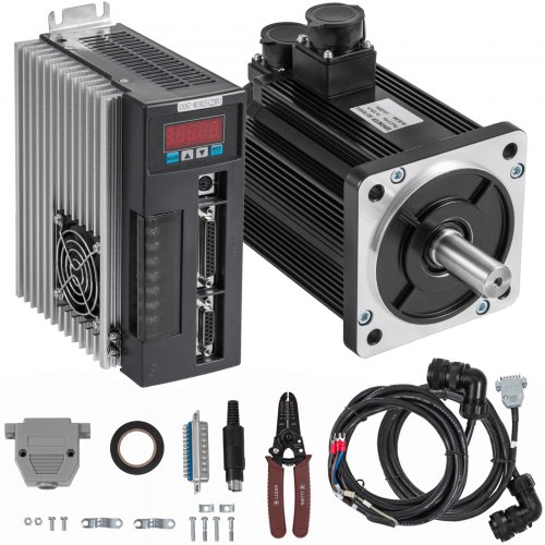 2.3kw Servo Motore Servomotore 1500prm 15nm 30nm Rotore In Acciaio Al Silicio