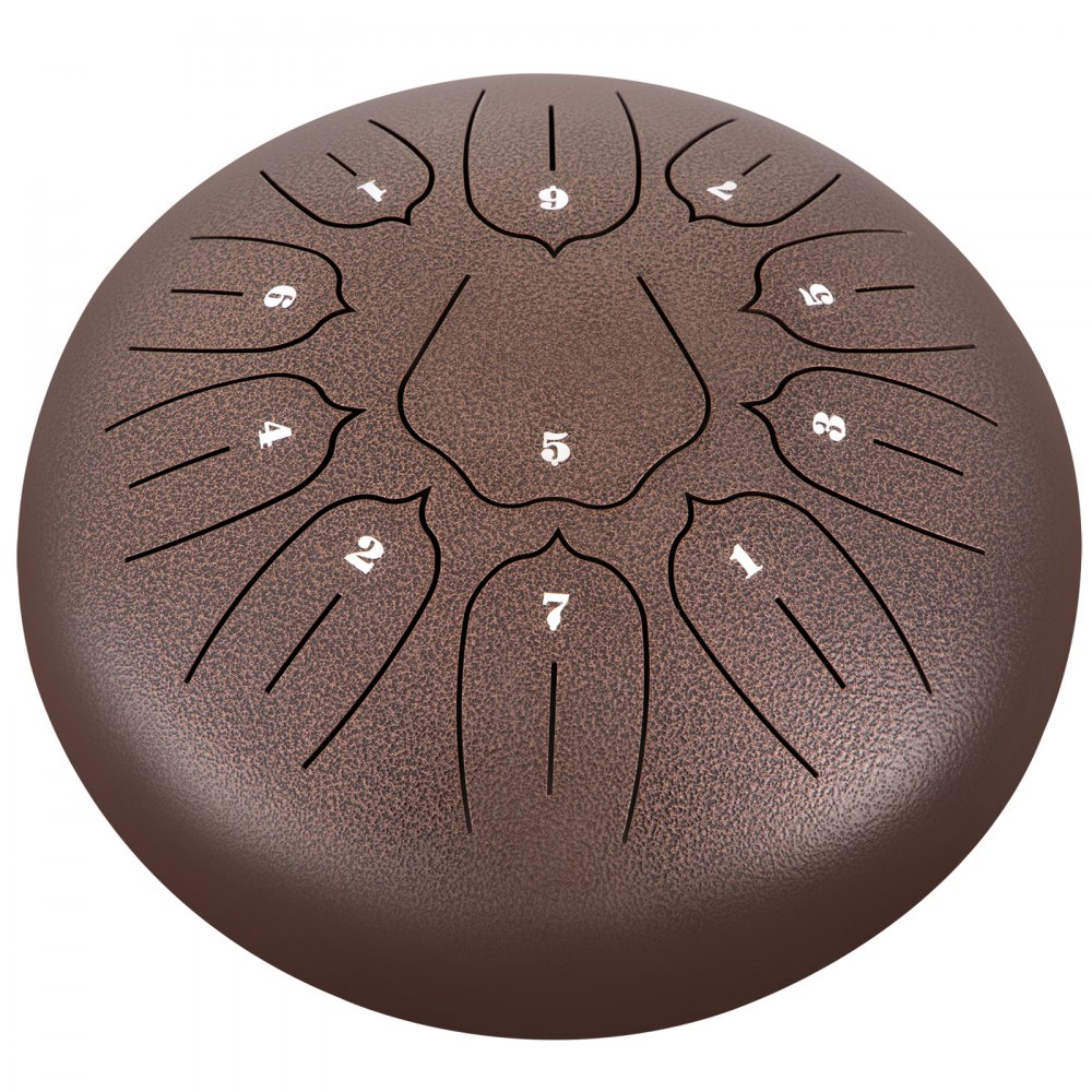 10" 11 Notes Steel Tongue Drum Han Pan Music Book Steel Pan Drum Great Updated