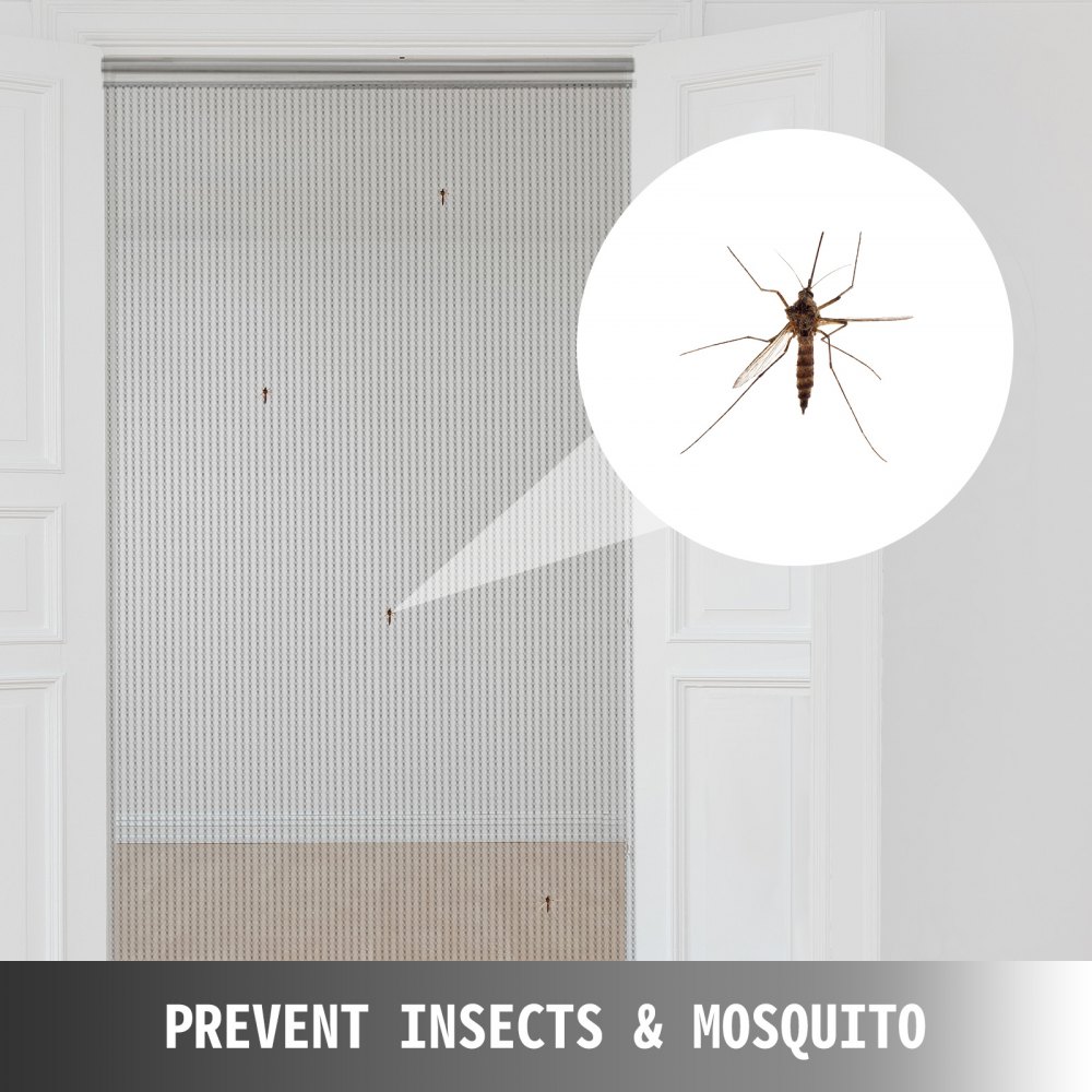 Tenda Antimosche In Alluminio Catena Paramosche Insetti Argento Su Misura