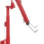 VEVOR Drywall Roller Lifter, Panel Lifter, Mounting Aid for Plasterboard, Gypsum Boards, Boards, and Plastic Panels, 1-Man Operation, 120-335 cm Working Height, 68 kg Load Capacity, Red