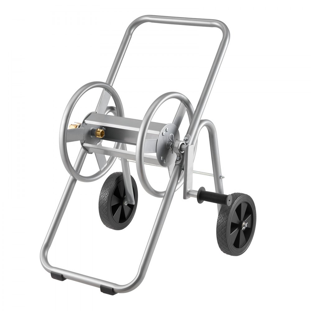 VEVOR Carrello avvolgitubo, può contenere fino a 175 piedi di tubo da 5/8" (tubo non incluso), carrelli per tubi dell'acqua da giardino, strumenti mobili con ruote, acciaio verniciato a polvere